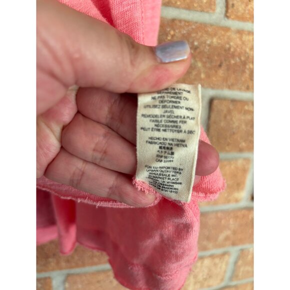 Free People We The Free Down Under Oversized Linen Henley Top Shirt - Picture 7 of 12